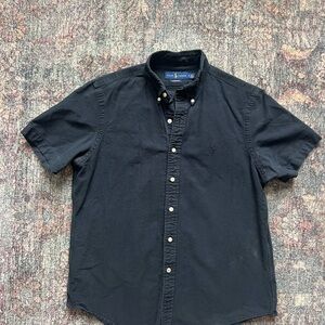 Ralph Lauren Men's Black Button Down Shirt